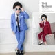 Boys Suits for Weddings, Blazer Pants, Kids Formal Clothes Dresses, Children Party Sets, Classic Teenager Boy School Uniform